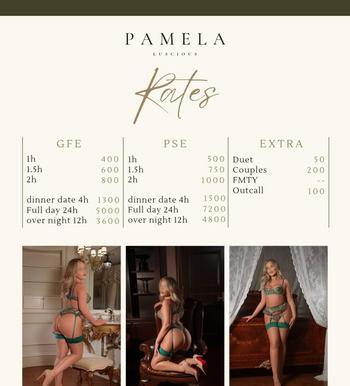 Pamela Luscious • GFE PSE, 25 Caucasian/White female escort, Fredericton